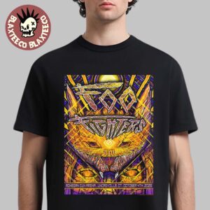 Foo Fighters Uncasville CT 2026 Tonight Show Poster Live At Mohegan Sun Arena October 4 2026 Unisex T-Shirt