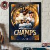 Celebration Milwaukee Brewers 2026 World Series Champions For The First Time In The Franchise History Poster Canvas