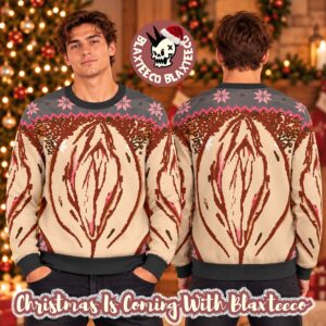 Good Puy Vagina Pixel Funny Christmas Ugly Sweater