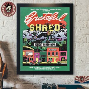 Grateful Shred Holiday Homecoming Los Angeles CA 2026 Shows Poster Live At The Bellwether December 4-5 2026