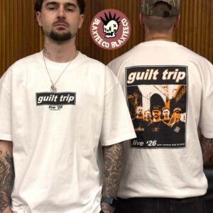 Guilt Trip Manchester UK 2026 Exclusive Tee Live At New Century Hall 18 October 2026 Oasis Style Two Sided T-Shirt