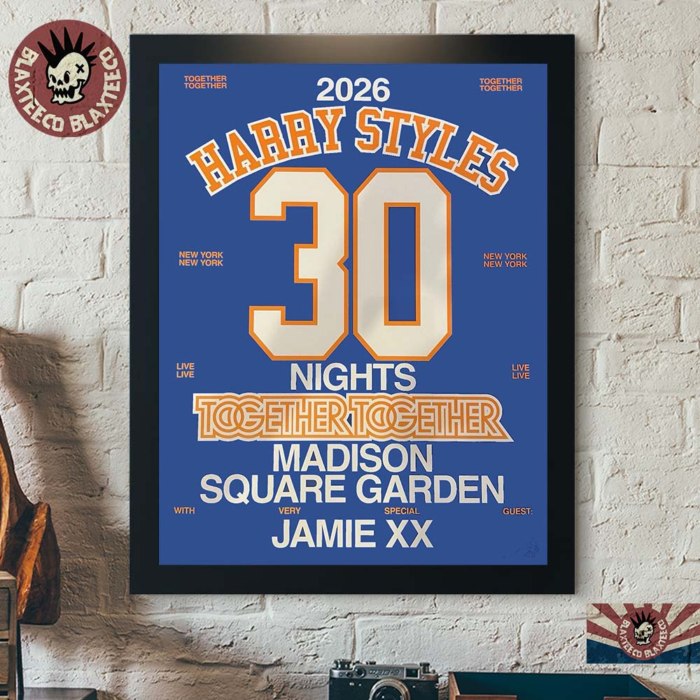 Harry Styles Harryween 2026 New York Madison Square Garden Oct 30 31 2026 Halloween Exclusive 30 Nights Poster Harry Styles Harryween 2026 New York Madison Square Garden Oct 30 31 2026 Halloween Exclusive 30 Nights Poster