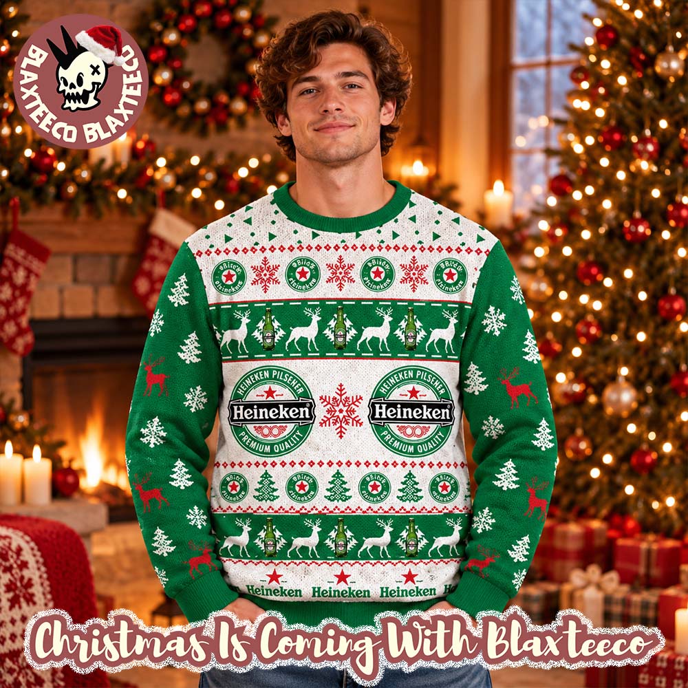 Heineken Christmas Ugly Sweater Heineken Christmas Ugly Sweater
