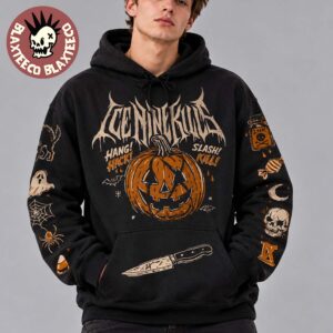 Ice Nine Kills Harvest of Horrors 2026 Halloween Pumpkin Midnight Mischief Hoodie