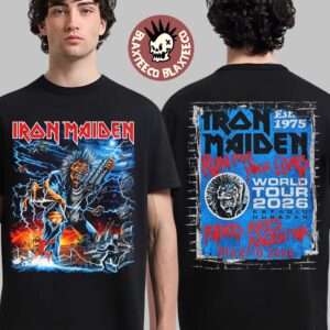 Iron Maiden Buenos Aires Argentina Event Tee 2026 Run For Your Lives Tour At Estadio Huracan 20 21 October 2026 Two Sided T-Shirt