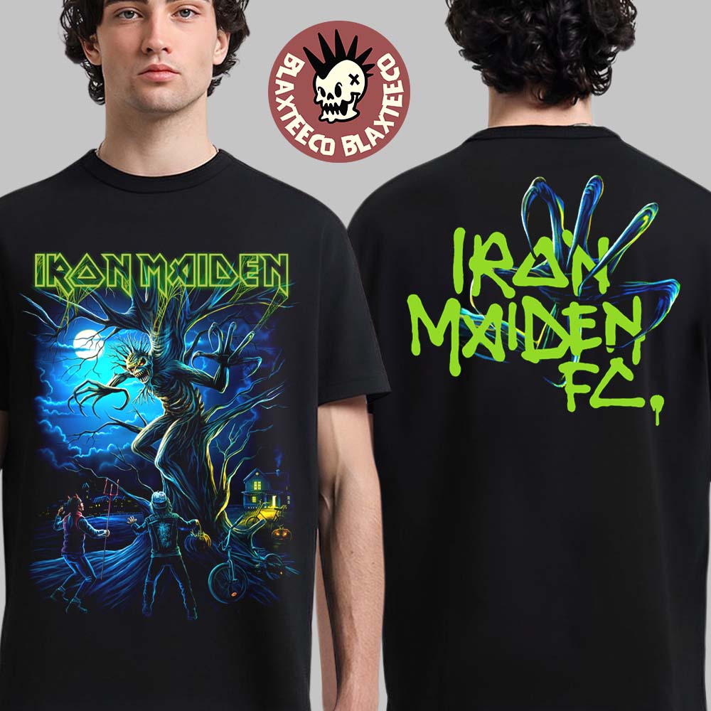 Iron Maiden Fear Of The Dark Halloween 2026 Iron Maiden FC Exclusive Two Sided T-Shirt Iron Maiden Fear Of The Dark Halloween 2026 Iron Maiden FC Exclusive Two Sided T-Shirt
