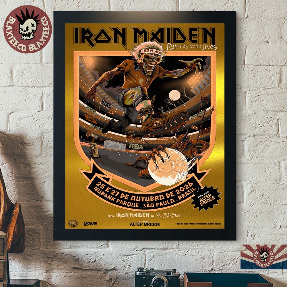 Iron Maiden Sao Paulo Brazil Event Poster 2026 Live At Nubank Parque 25 27 October 2026 Football Eddie Poster Canvas Iron Maiden Sao Paulo Brazil Event Poster 2026 Live At Nubank Parque 25 27 October 2026 Football Eddie Poster Canvas