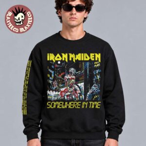 Iron Maiden Somewhere In Time 40th Anniversary Collection Crewneck Sweater