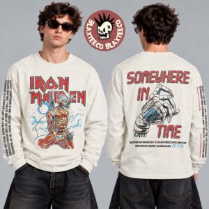 Iron Maiden Somewhere In Time 40th Anniversary Collection Vintage Longsleeve Tee