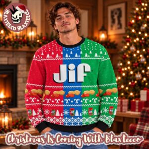 JIF Peanut Butter Ugly Christmas Sweater