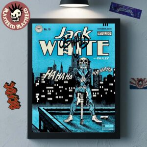 Jack White Nashville TN 2026 Night 2 Gig Poster Live At The Truth October 10 2026 Home Decor Poster Canvas