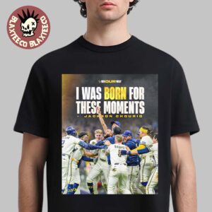 Jackson Chourio Milwaukee Brewers I Was Born For These Moments MLB NLDS 2026 Unisex T-Shirt