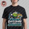 Kansas City Chiefs Grinch I Hate Everybody Except Chiefs NFL Fans Christmas Gift Holiday T-Shirt