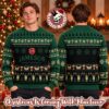 Jameson Festive Holiday Crew Neck Green Fair Christmas Jumper Sweater