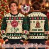 Jameson Festive Holiday Crew Neck Green Fair Christmas Jumper Sweater