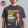 John Summit Ctrl Escape Arena Tour 2026 North America Merch Blue Tie T-Shirt