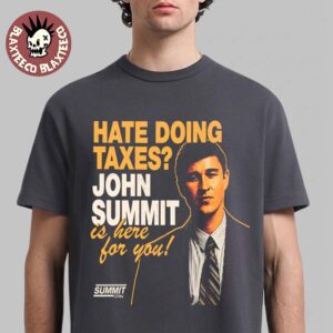 John Summit Ctrl Escape Arena Tour 2026 North America Merch Hate Doing Taxes T-Shirt