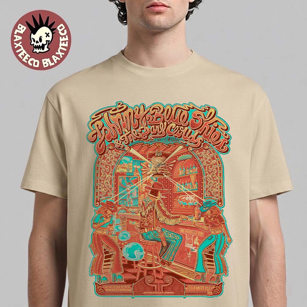 Johnny Blue Skies And The Black Clouds Philadelphia PA 2026 Event Poster Live At Xfinity Mobile Arena October 16 2026 Unisex T-Shirt Johnny Blue Skies And The Black Clouds Philadelphia PA 2026 Event Poster Live At Xfinity Mobile Arena October 16 2026 Unisex T-Shirt