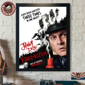 Johnny Depp Ebenezer Movie In Theatres November 13 2026 Home Decor Poster Canvas