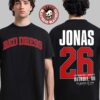 Jonas Brothers Detroit MI City Tee 2026 Live At Little Caesars Arena October 25 2026 Blue T-shirt