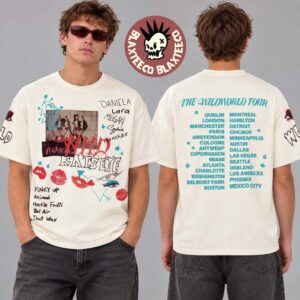 Katseye The Wildworld Tour 2026 Merch Ivory Routing T-Shirt
