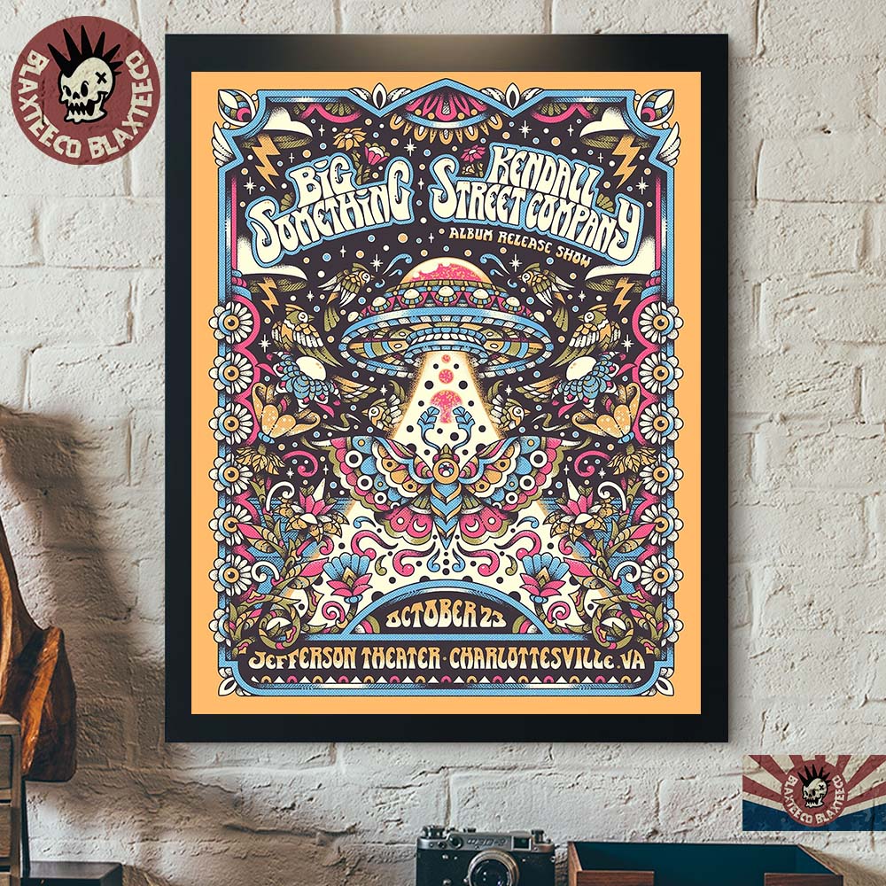 Kendall Street Company Album Release Show Charlottesville VA 2026 Event Poster Live At Jefferson Theater October 23 2026 Poster Canvas Kendall Street Company Album Release Show Charlottesville VA 2026 Event Poster Live At Jefferson Theater October 23 2026 Poster Canvas