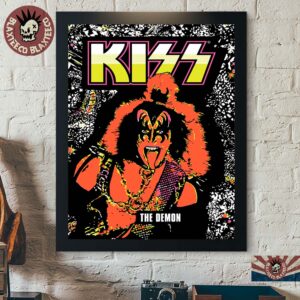 Kiss x Ben Cooper Action Figures Halloween 2026 Gene Simmons The Demon 70s Litho Poster Canvas