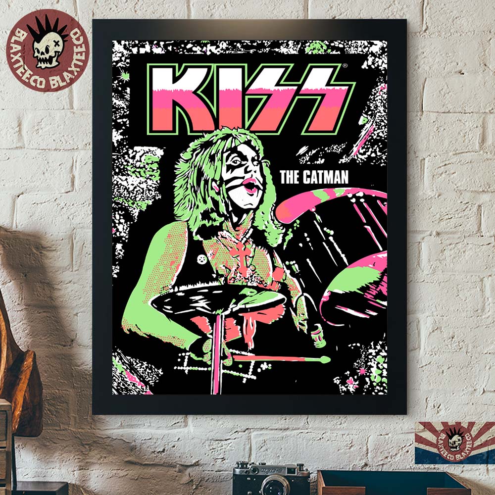 Kiss x Ben Cooper Action Figures Halloween 2026 Peter Criss The Catman 70s Litho Poster Canvas Kiss x Ben Cooper Action Figures Halloween 2026 Peter Criss The Catman 70s Litho Poster Canvas