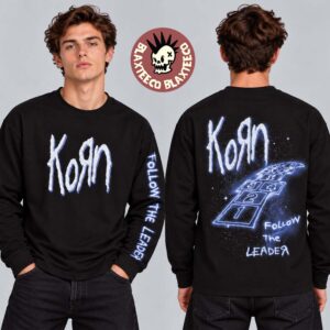 Korn Follow The Leader Euro Tour 2026 Merch Galaxy Long Sleeve Tee