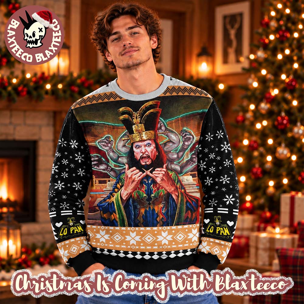 Lo Pan Big Trouble In Little China Christmas Ugly Sweater Lo Pan Big Trouble In Little China Christmas Ugly Sweater