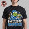 Las Vegas Raiders Grinch I Hate Everybody Except Raiders NFL Fans Christmas Gift Holiday T-Shirt