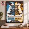California Dream On Aerosmith And Friends 2 Nights At Hollywood Bowl Los Angeles CA October 29 November 1 2026 Decor Poster Canvas