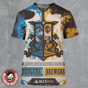 MLB Los Angeles Dodgers Vs Milwaukee Brewers NLCS 2026 Matchup Head To Head All Over Print Shirt
