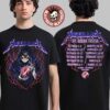 Metallica Life Burns Faster 2026 2027 Las Vegas Merch Tee Live At Sphere Tour Dates Demon Skull Two Sided T-shirt