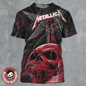 Metallica Life Burns Faster Las Vegas 2026 Week 1 Night 2 Venue Poster Live At Sphere October 3 2026 All Over Print Shirt