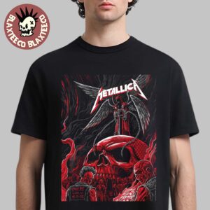 Metallica Life Burns Faster Las Vegas 2026 Week 1 Night 2 Venue Poster Live At Sphere October 3 2026 Essentials T-Shirt