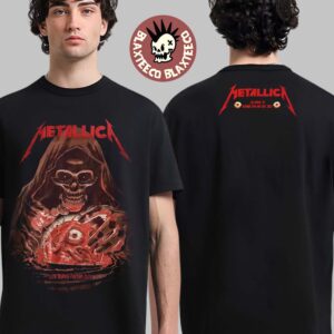Metallica Life Burns Faster Live At Sphere Las Vegas Week 5 2026 Pop Up Shop Tee October 29 31 2026 Two Sided T-Shirt