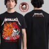 Metallica Black Album Tour 1992 Merch Vintage 4 Faces Two Sided T-Shirt
