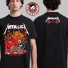 Metallica Live At Sphere Las Vegas 2026 Week 2 Night 1 And 2 Combined Venue Poster Life Burns Faster Tour October 8 10 2026 Unisex T-Shirt