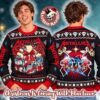 Dr. Seuss Grinch I Will Drink Fireball Here Or There Funny Holiday Ugly Sweater