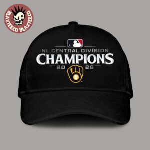 Milwaukee Brewers 2026 NL Central Division Champions Logo Cap Hat Snapback