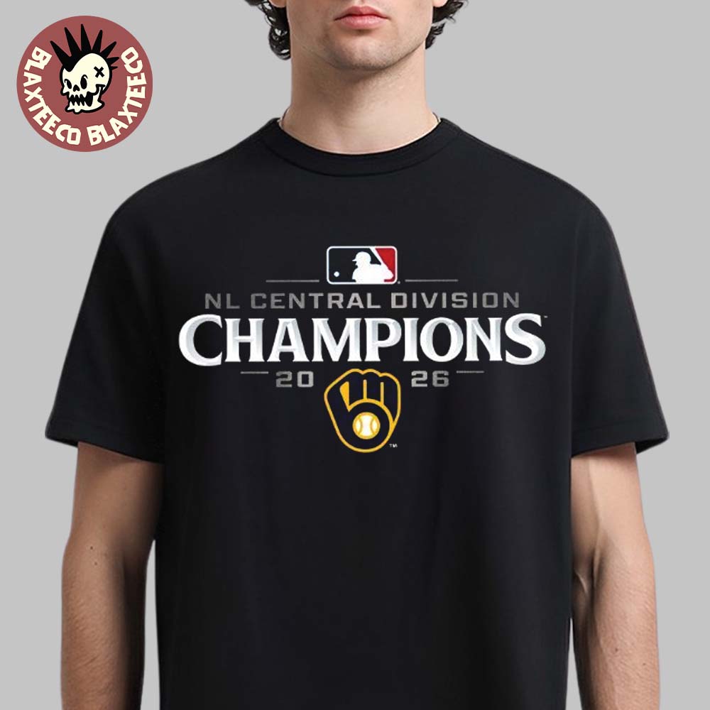 Milwaukee Brewers 2026 NL Central Division Champions Logo T-Shirt Milwaukee Brewers 2026 NL Central Division Champions Logo T-Shirt