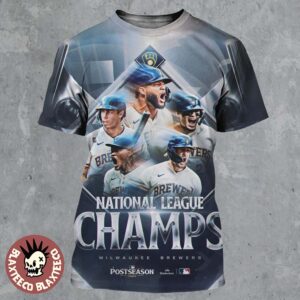 Milwaukee Brewers 2026 NL Champs Sweep Los Angeles Dodgers 4-0 All Over Print Shirt