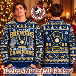 Milwaukee Brewers 2026 World Series Champions Ugly Christmas Sweater