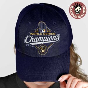 Milwaukee Brewers Fanatics 2026 World Series Champions Official Logo Hat