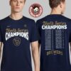 Milwaukee Brewers Fanatics 2026 World Series Champions Locker Room T-Shirt Milwaukee Brewers Fanatics 2026 World Series Champions Locker Room T-Shirt