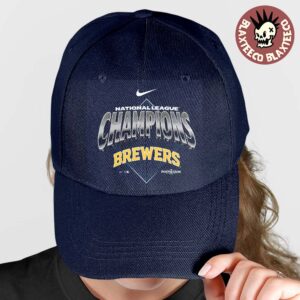 Milwaukee Brewers Nike Navy 2026 National League Champions Cap Hat Snapback