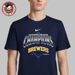Milwaukee Brewers Nike Navy 2026 National League Champions T-Shirt