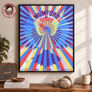 Mumford And Sons Los Angeles CA 2026 Event Poster Live At Kia Forum October 6-7 2026 Home Decor Poster Canvas