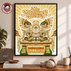 My Morning Jacket San Francisco CA 2026 Event Poster Live At The Fillmore October 6 2026 Decor Poster Canvas